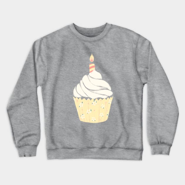 Cupcake Crewneck Sweatshirt by Abbilaura